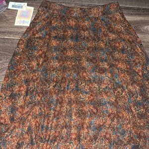 Long flowy, flower pattern skirt